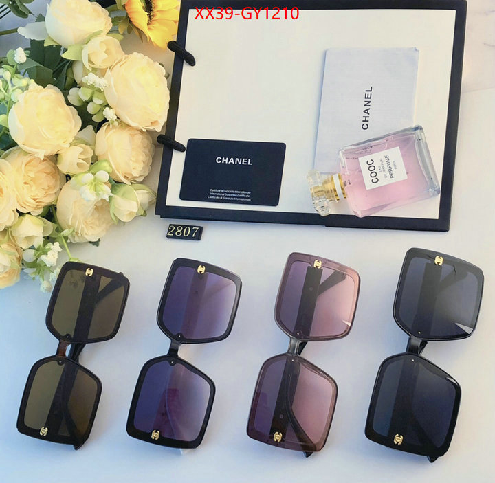 Glasses-Chanel,replica wholesale ID: GY1210,$: 39USD