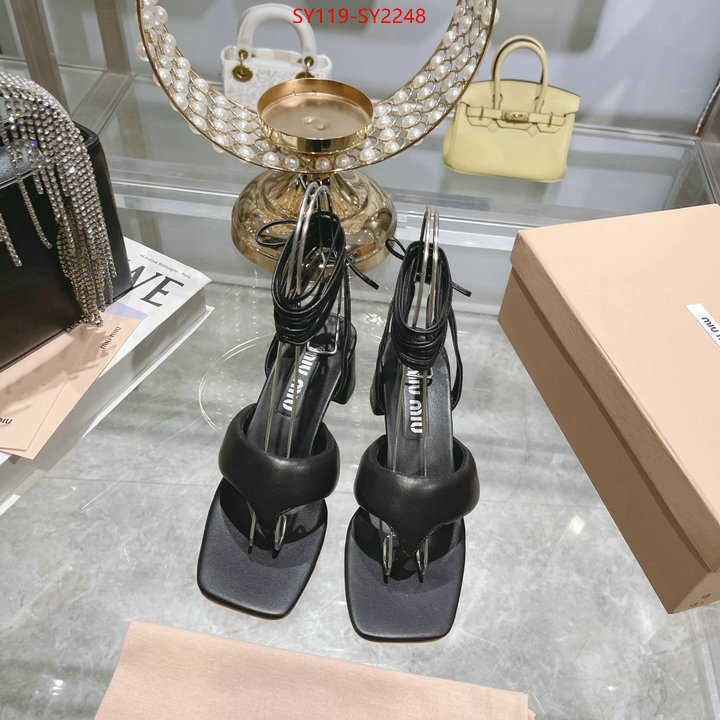 Women Shoes-Miu Miu where to buy replicas ID: SY2248 $: 119USD