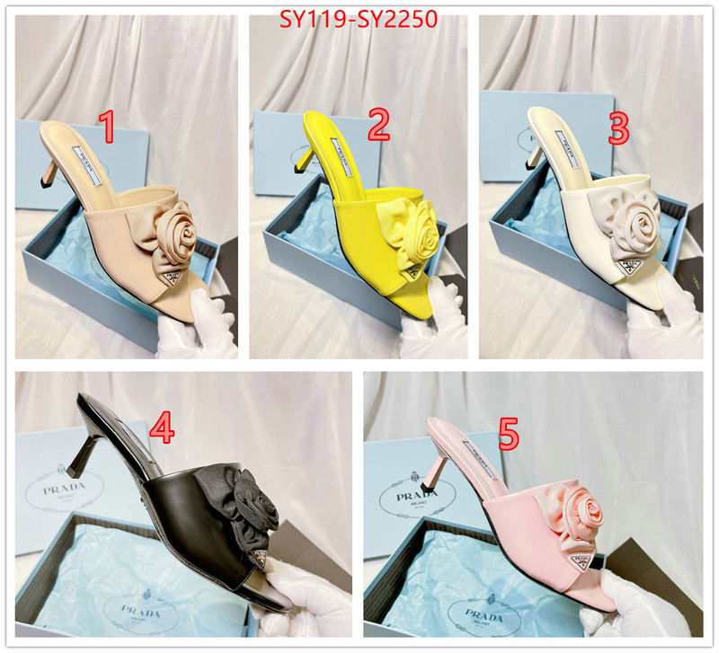 Women Shoes-Prada top 1:1 replica ID: SY2250 $: 119USD