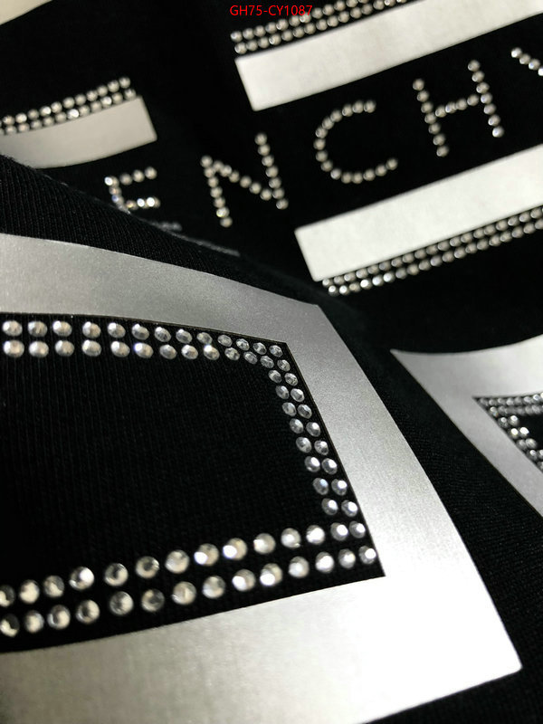 Clothing-Givenchy,designer fashion replica ID: CY1087,$: 75USD