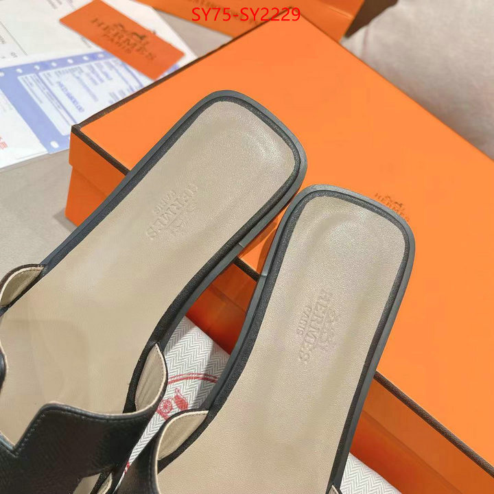 Women Shoes-Hermes best replica new style ID: SY2229 $: 75USD