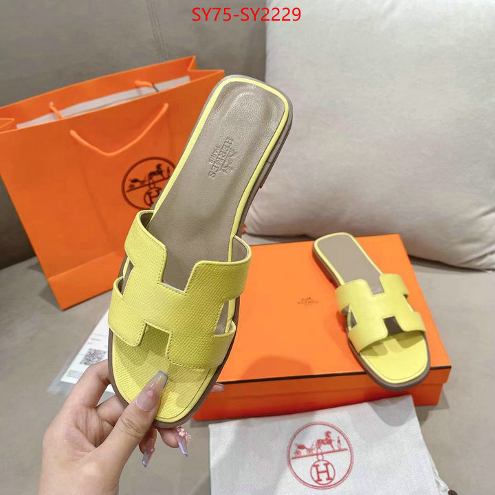 Women Shoes-Hermes best replica new style ID: SY2229 $: 75USD