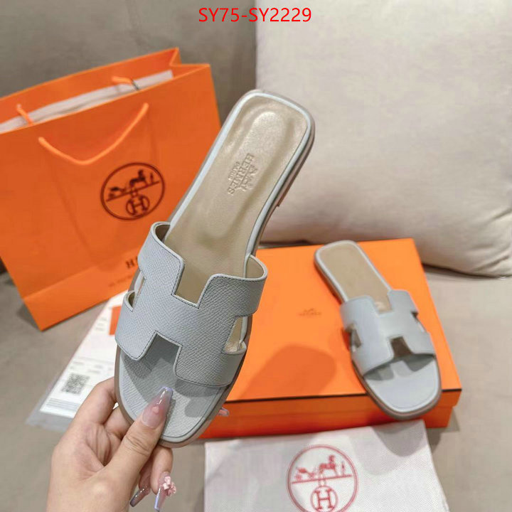 Women Shoes-Hermes best replica new style ID: SY2229 $: 75USD