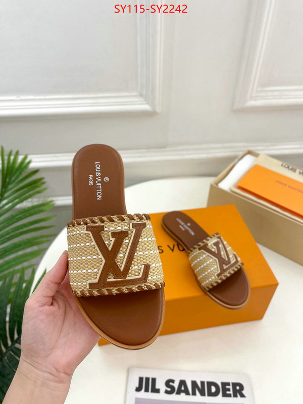 Women Shoes-LV best wholesale replica ID: SY2242 $: 115USD