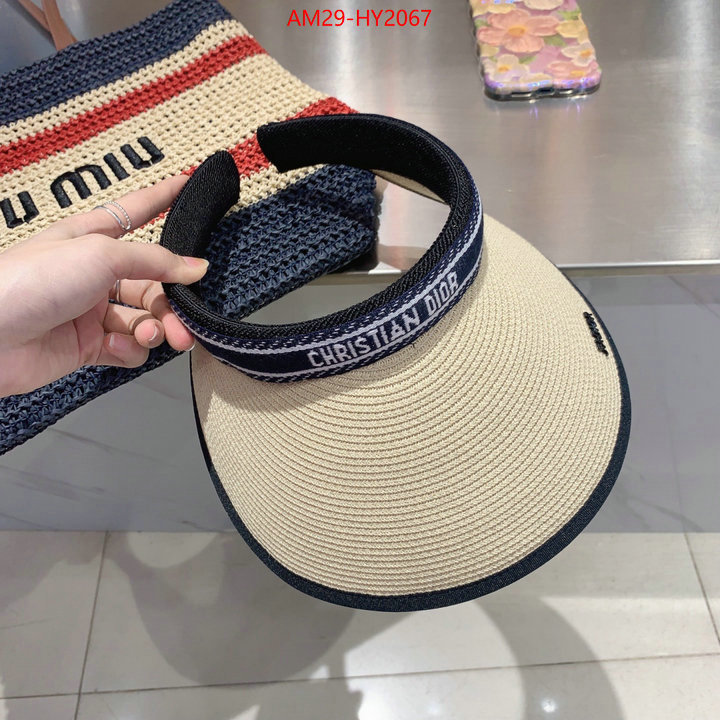 Cap (Hat)-Dior aaaaa+ replica designer ID: HY2067 $: 29USD