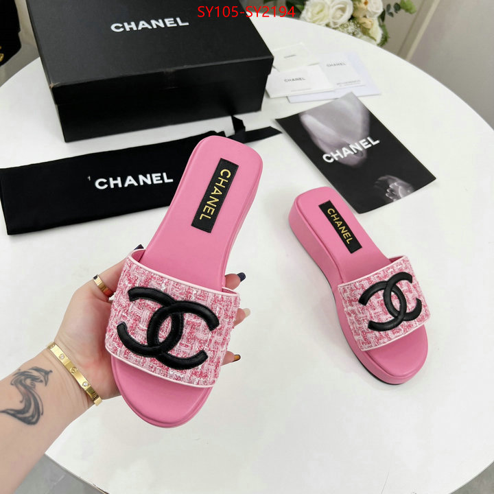 Women Shoes-Chanel 2023 replica wholesale cheap sales online ID: SY2194 $: 105USD