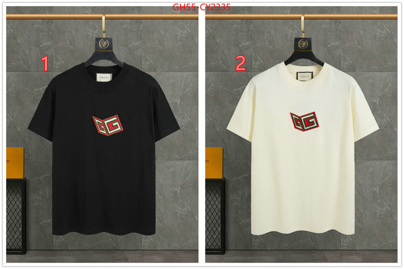 Clothing-Gucci online sale ID: CY2335 $: 55USD