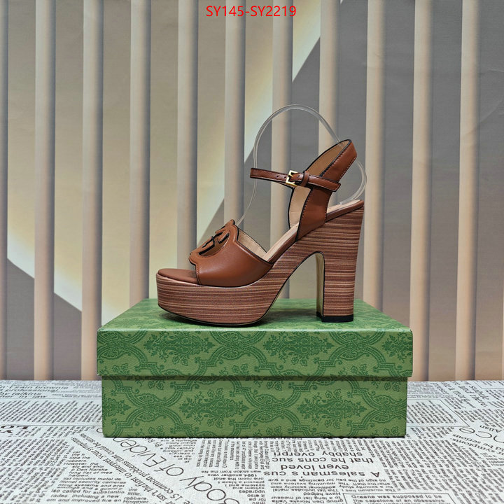 Women Shoes-Gucci best replica new style ID: SY2219 $: 145USD