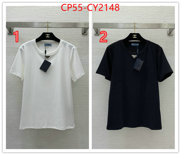 Clothing-Prada what's the best place to buy replica ID: CY2148 $: 55USD