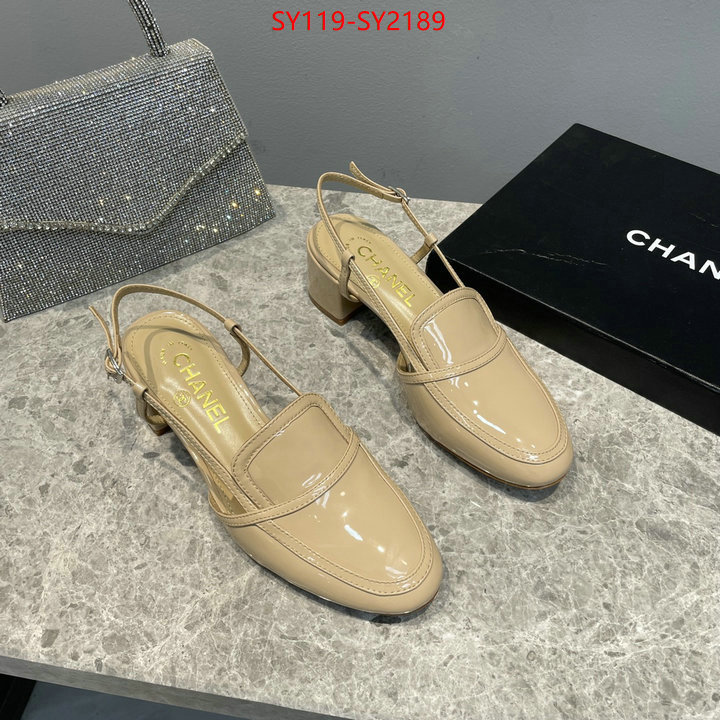 Women Shoes-Chanel top quality ID: SY2189 $: 119USD