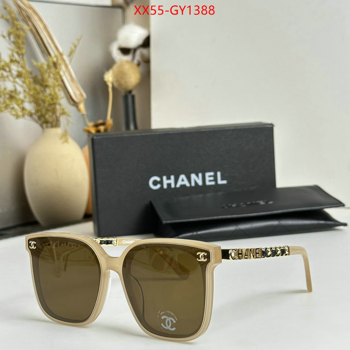 Glasses-Chanel,buy aaaaa cheap ID: GY1388,$: 55USD