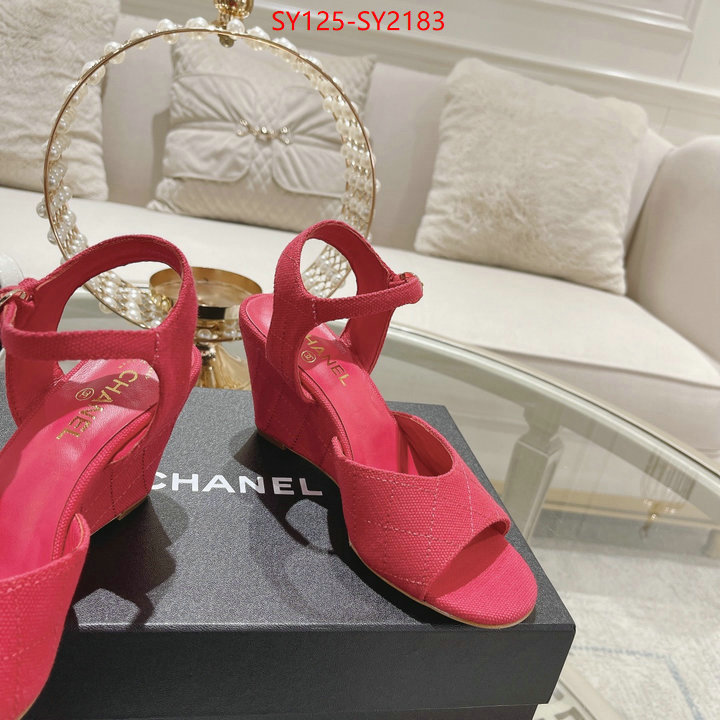 Women Shoes-Chanel luxury ID: SY2183 $: 125USD