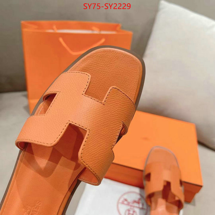 Women Shoes-Hermes best replica new style ID: SY2229 $: 75USD