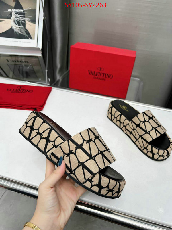 Women Shoes-Valentino brand designer replica ID: SY2263 $: 105USD