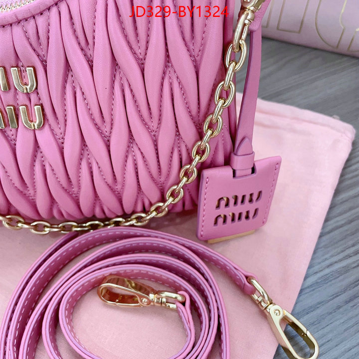 Miu Miu Bags(TOP)-Diagonal-,how to find replica shop ID: BY1324,$: 329USD