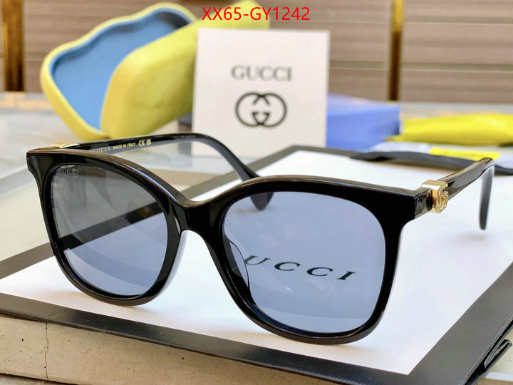 Glasses-Gucci,best quality fake ID: GY1242,$: 65USD