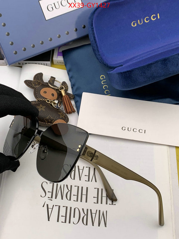 Glasses-Gucci,found replica ID: GY1427,$: 39USD