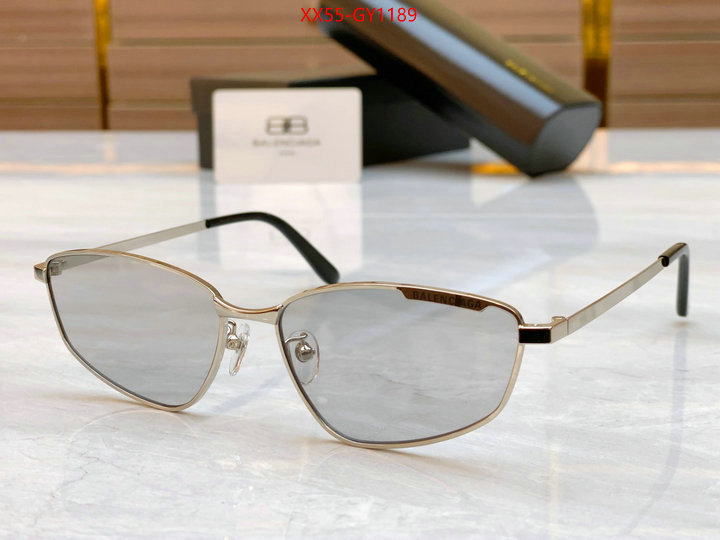 Glasses-Balenciaga,counter quality ID: GY1189,$: 55USD