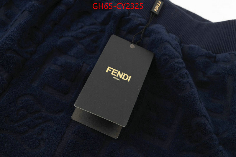Clothing-Fendi brand designer replica ID: CY2325 $: 65USD