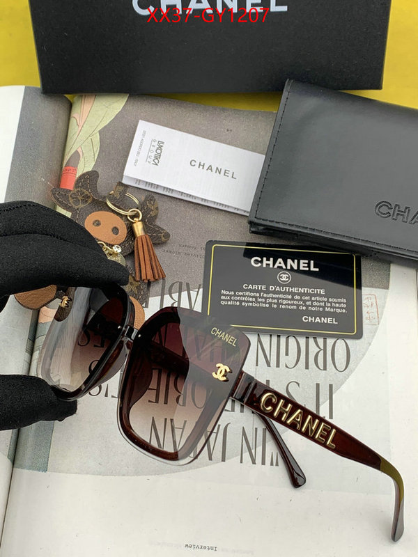 Glasses-Chanel,high quality customize ID: GY1207,$: 37USD