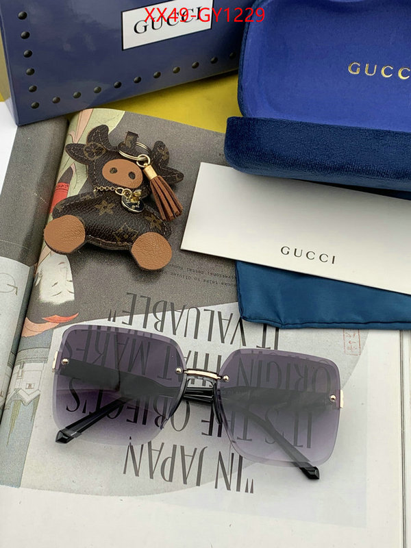 Glasses-Gucci,designer 7 star replica ID: GY1229,$: 49USD