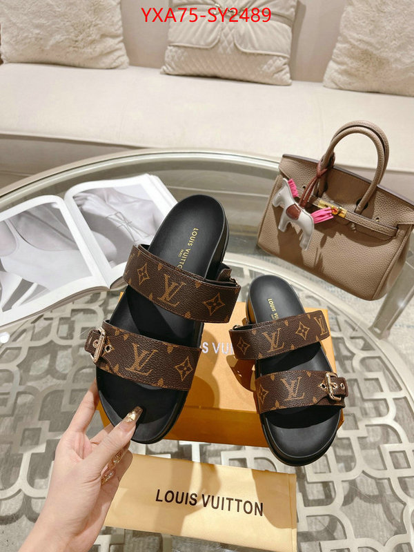 Women Shoes-LV aaaaa class replica ID: SY2489 $: 75USD