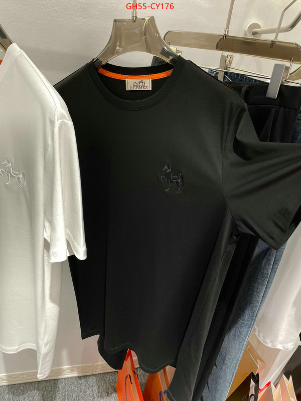 Clothing-Hermes,website to buy replica ID: CY176,$: 55USD