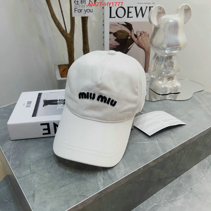 Cap(Hat)-Miu Miu 7 star quality designer replica ID: HY1777 $: 27USD