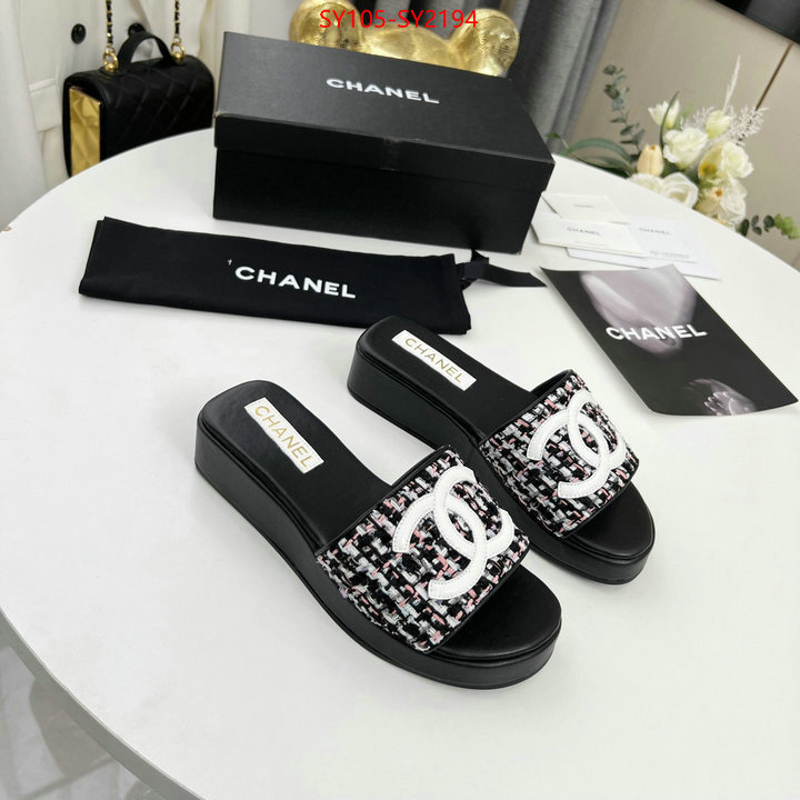 Women Shoes-Chanel 2023 replica wholesale cheap sales online ID: SY2194 $: 105USD