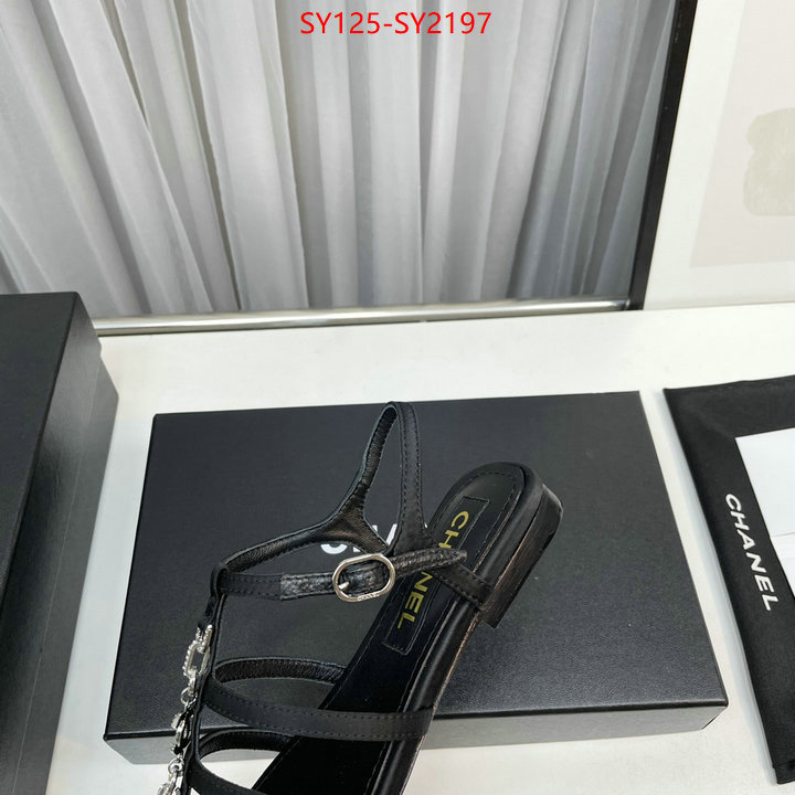 Women Shoes-Chanel best replica 1:1 ID: SY2197 $: 125USD