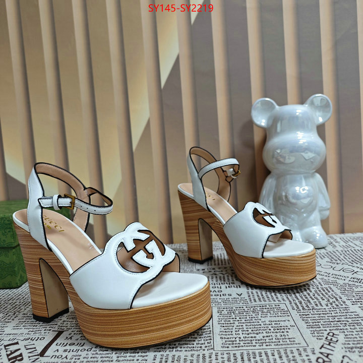 Women Shoes-Gucci best replica new style ID: SY2219 $: 145USD