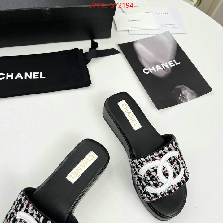 Women Shoes-Chanel 2023 replica wholesale cheap sales online ID: SY2194 $: 105USD