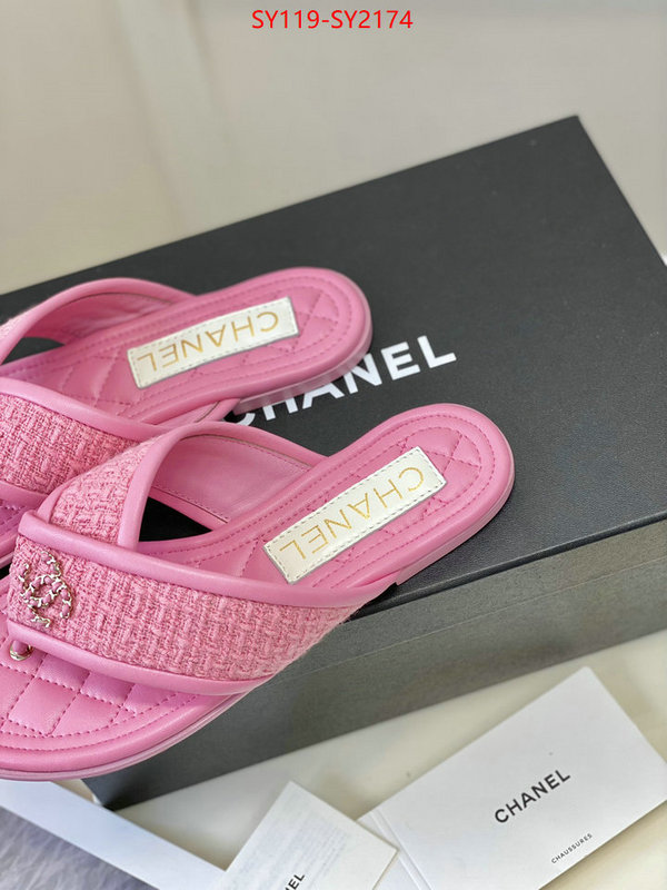 Women Shoes-Chanel aaaaa+ class replica ID: SY2174 $: 119USD