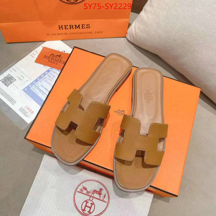 Women Shoes-Hermes best replica new style ID: SY2229 $: 75USD