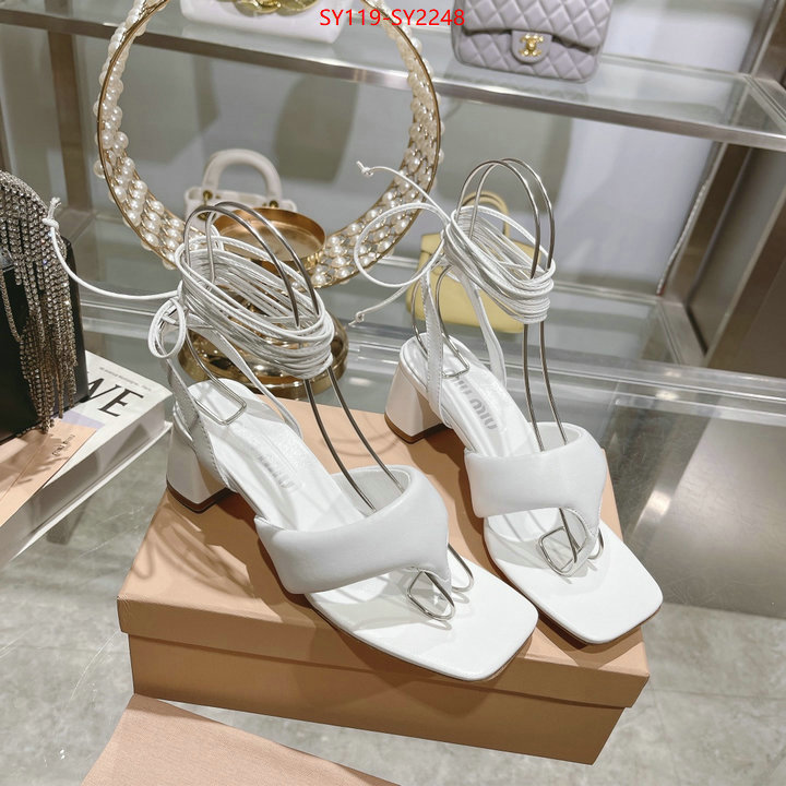 Women Shoes-Miu Miu where to buy replicas ID: SY2248 $: 119USD