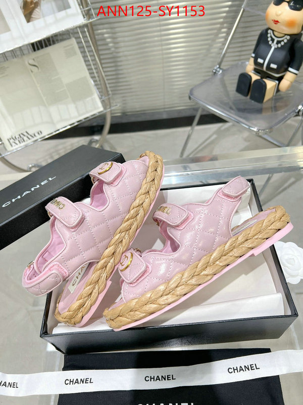 Women Shoes-Chanel,quality replica ID: SY1153,$: 125USD