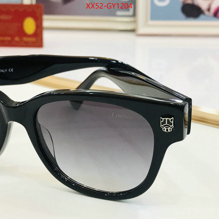 Glasses-Cartier,wholesale sale ID: GY1204,$: 52USD