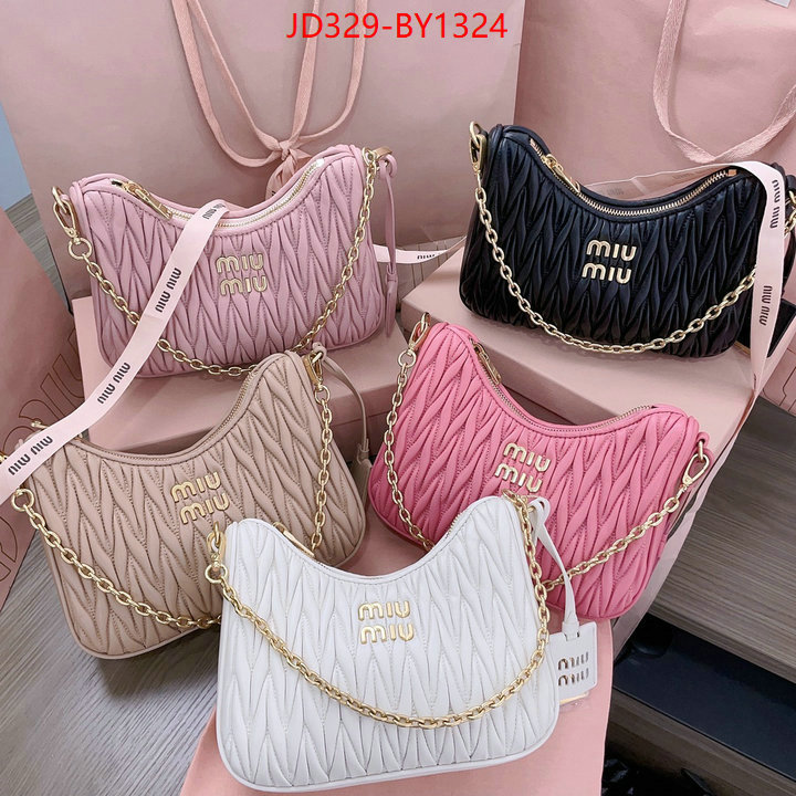 Miu Miu Bags(TOP)-Diagonal-,how to find replica shop ID: BY1324,$: 329USD