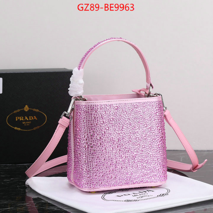 Prada Bags(4A)-Diagonal-,top quality replica ID: BE9963,$: 89USD