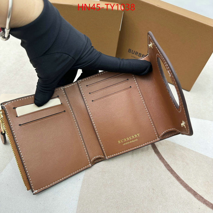 Burberry Bags(4A)-Wallet,fake ID: TY1038,$: 45USD