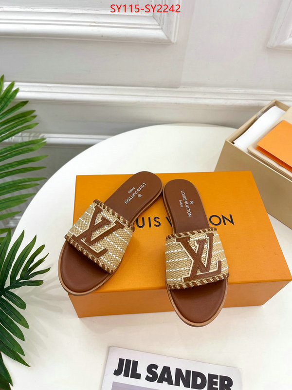 Women Shoes-LV best wholesale replica ID: SY2242 $: 115USD