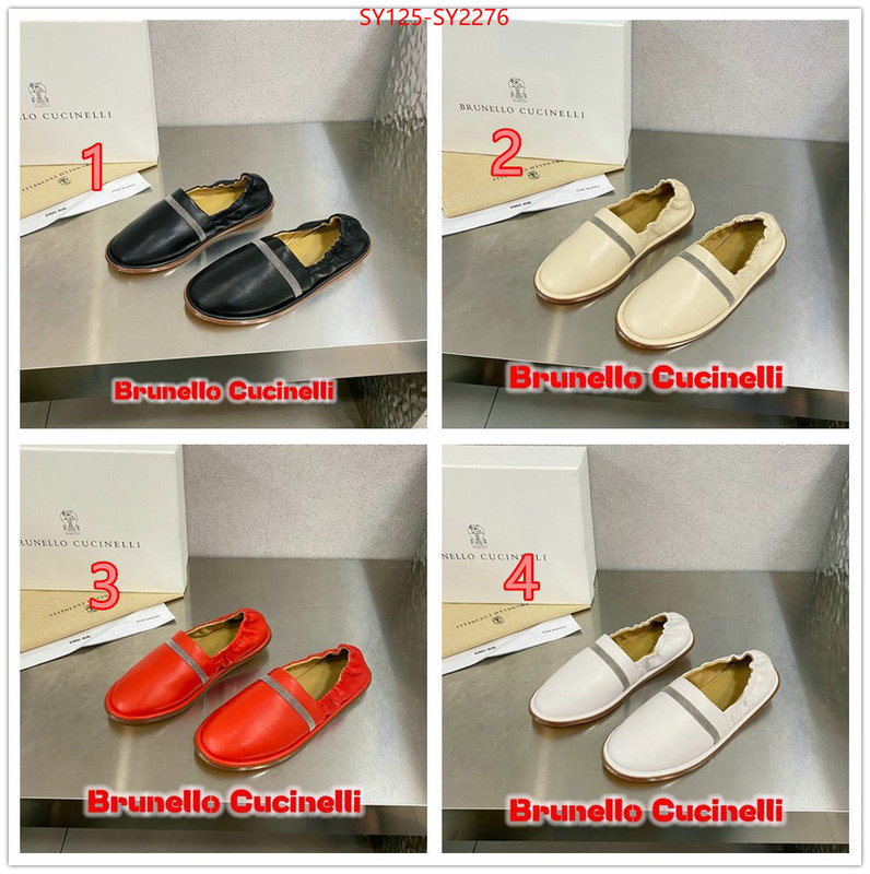 Women Shoes-Brunello cucinelli customize the best replica ID: SY2276 $: 125USD