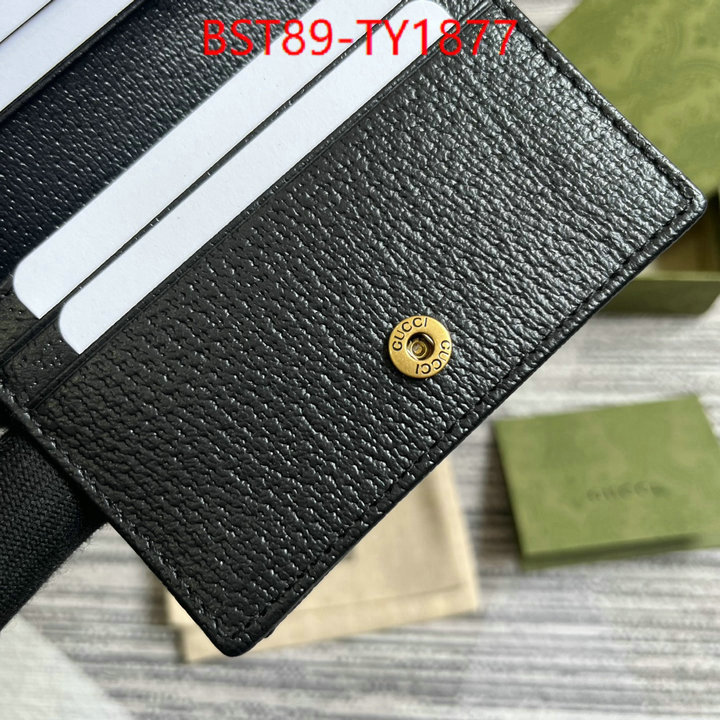 Gucci Bags(TOP)-Wallet- perfect quality designer replica ID: TY1877 $: 89USD