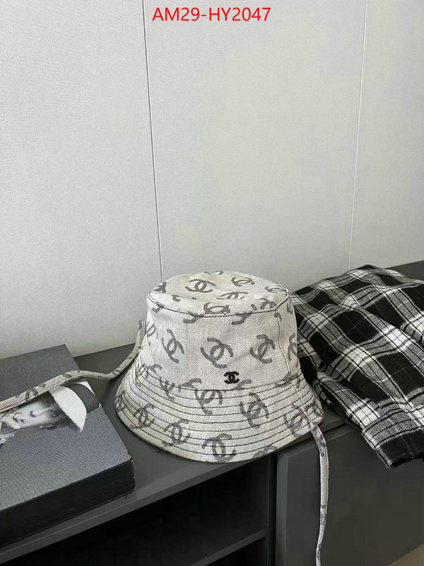 Cap (Hat)-Chanel buy luxury 2023 ID: HY2047 $: 29USD