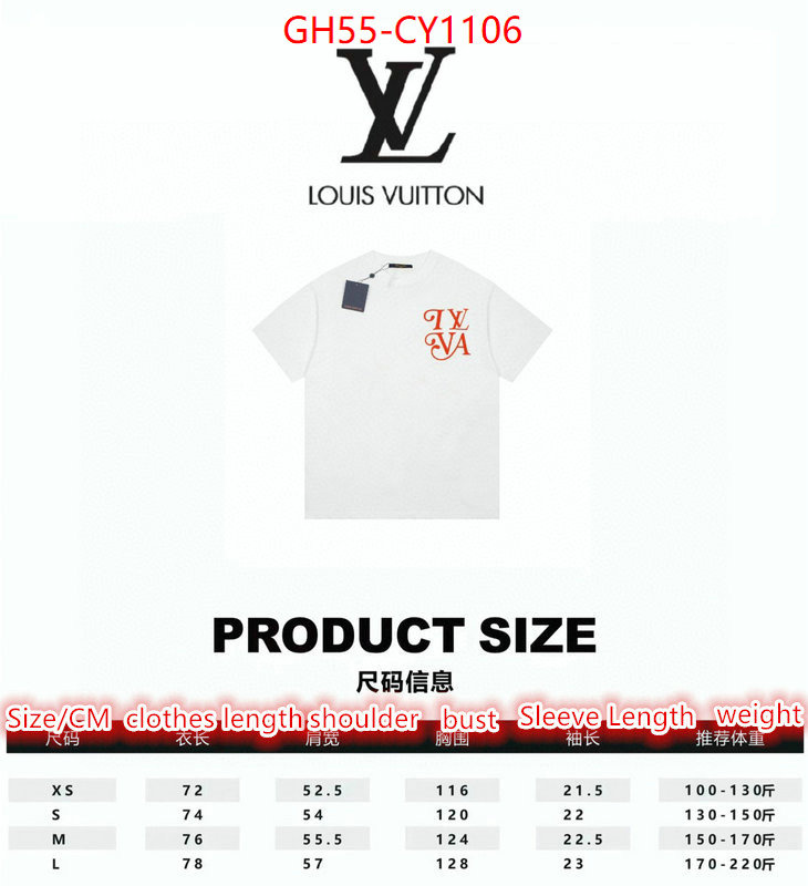 Clothing-LV,for sale online ID: CY1106,$: 55USD