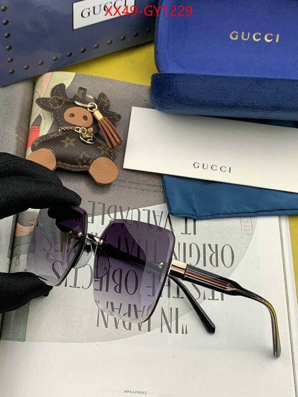 Glasses-Gucci,designer 7 star replica ID: GY1229,$: 49USD