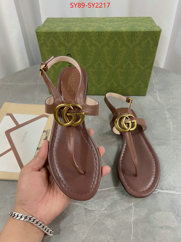 Women Shoes-Gucci designer replica ID: SY2217 $: 89USD