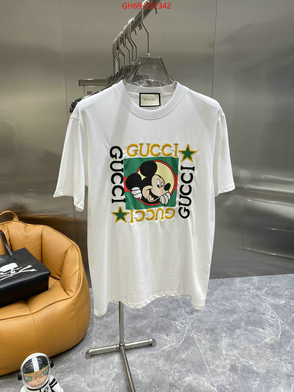 Clothing-Gucci where to buy replicas ID: CY2342 $: 69USD