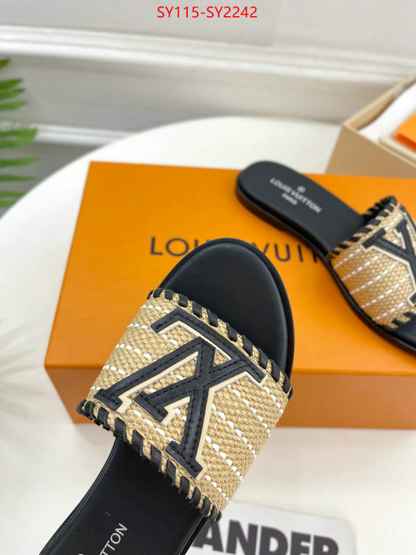 Women Shoes-LV best wholesale replica ID: SY2242 $: 115USD