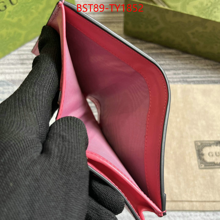 Gucci Bags(TOP)-Wallet-,high quality aaaaa replica ID: TY1852,$: 89USD